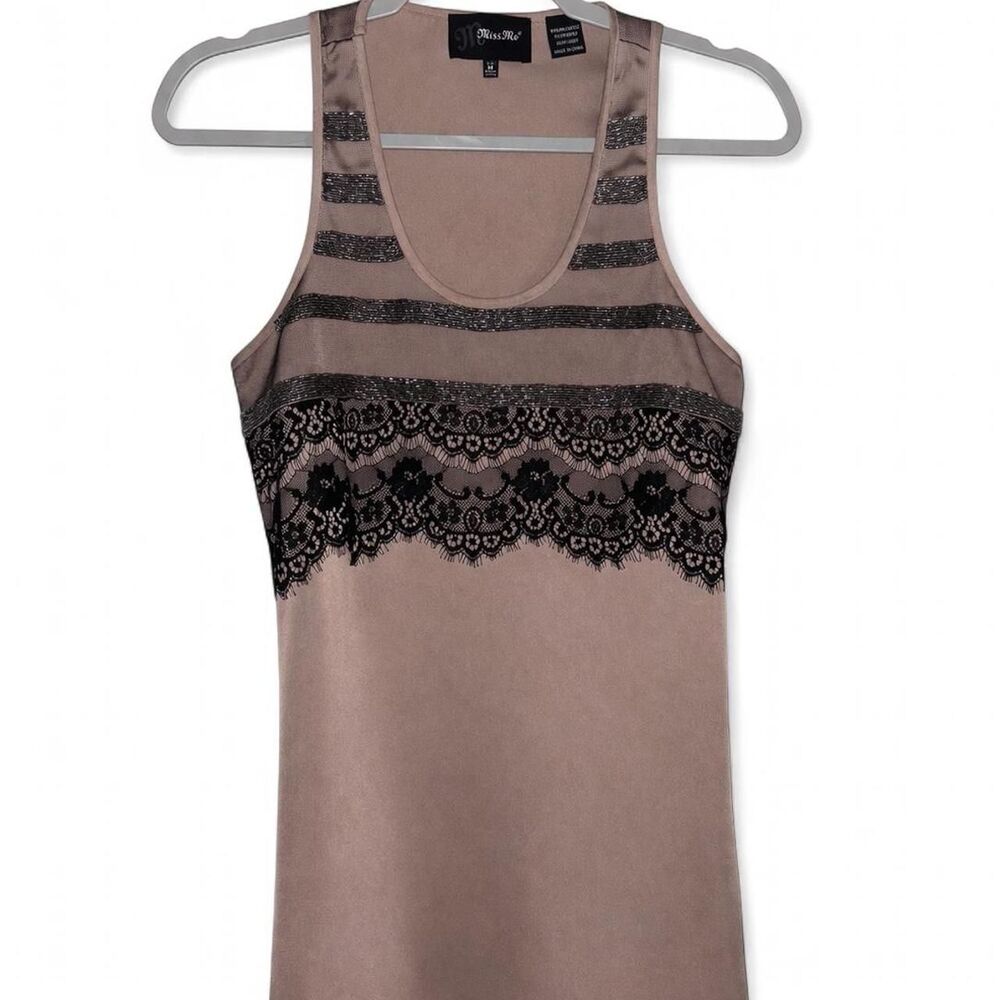 Miss-me Women's Brown and Pink Vest